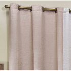 Cortina Celeste 2 60m X 1 60m Cetim Amassadinho - Avelã