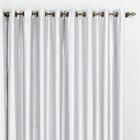 Cortina Cetim Amassado Lisa Branca Para Sala Ou Quarto 2m X 1