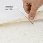 Cortina Charlina Ilhós Linho Bege 2,80x1,40m 1 Folha Inspire