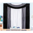 Cortina Cinza / Preta Lisa Para Sala Ou Quarto 3m X 2,80m De