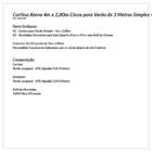 Cortina Cinza De Varão Tecido Jacquard 4 Metros X 2,80 Metros