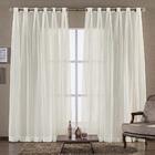 Cortina Clara P/ Varão Tecido Voal Prega Macho 2,00m X 1,70m