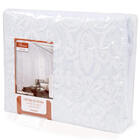 Cortina Clássica 3,50m X 2,20m  Branca Irlanda Bandô 60cm Int