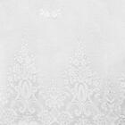 Cortina Clássica 3,50m X 2,20m  Branca Irlanda Bandô 60cm Int