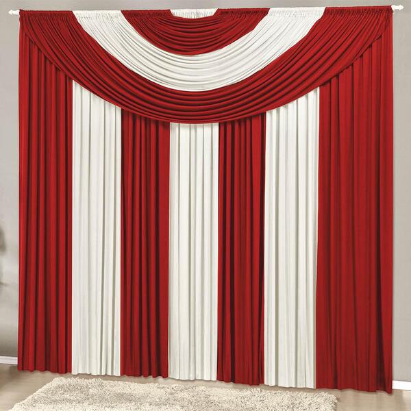 Cortina Com Bandô Suprema Em Malha Gel 2,00m X 1,70m Para Var