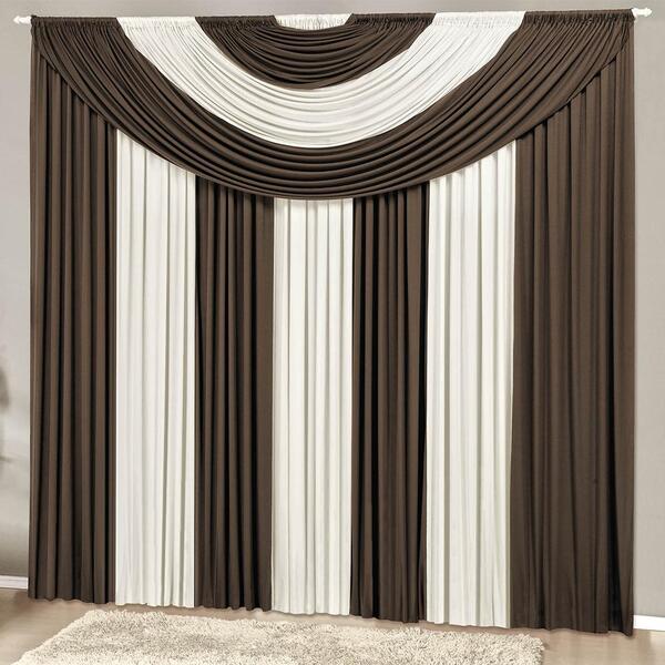 Cortina Com Bandô Suprema Em Malha Gel 2,00m X 1,70m Para Var