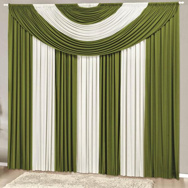 Cortina Com Bandô Suprema Em Malha Gel 2,00m X 1,70m Para Var