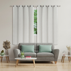 Cortina Com Blackout Ares Vestis Ilhós 2 Folhas 1,30X1,70m Bege