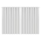 Cortina Com Blackout Zeus Vestis Ilhós 2 Folhas 2,70x2,60m Branco