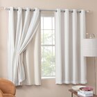 Cortina Com Tecido Voil Linho E Forro Blackout 70% 180x260cm