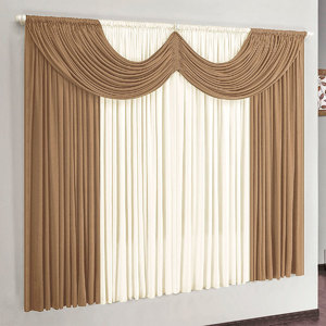 cortina cor avela para varao de sala ou quarto 3m x 2 80m de altura ideal para varao simples de 3 metros