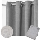 Cortina Corta Luz 1 Folha Janela Porta Sala 1.40x2.50m 8 Furos