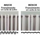 Cortina Corta Luz 4 20 X 2 50 Tecido Geométrico Bella Janela