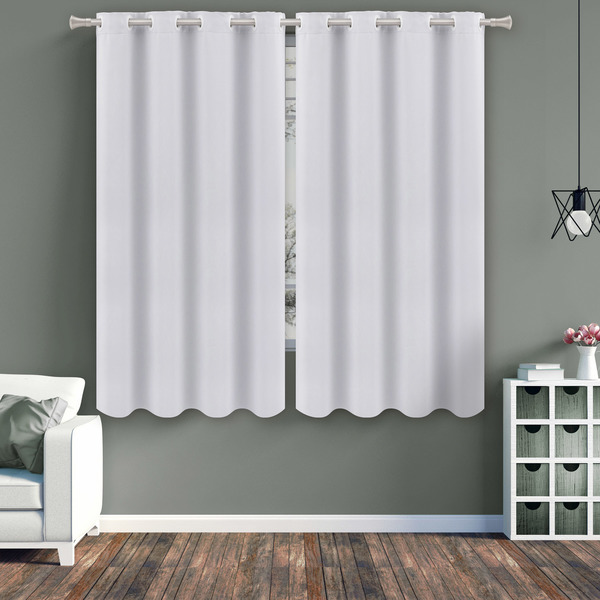 Cortina Corta Luz Branca 2,60x1,70m