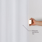 Cortina Corta Luz Branca 2,60x1,70m Beca Decor