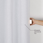 Cortina Corta Luz Branca 3,60x2,50m 2 Folhas Bella Janela