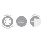 Cortina Cozinha Novara Bella Janela 3,00m X 1,20m