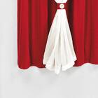 Cortina Dani Para Varão Tecido Malha E Voal 3,00m X 2,80m Ver