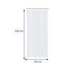 Cortina de Box Poliéster Branco 200x120cm Easy Sensea