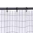 Cortina de Box Poliéster Branco 200x180cm Tiles Sensea