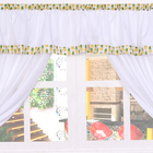 Cortina De Copa Ou Cozinha Tropical 2 Metros [f101]