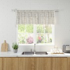 Cortina de Cozinha Bandô Natural Linho 1,40x0,50m