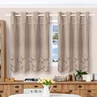 Cortina De Cozinha Costela De Adão 2,50x1,25(m) Champagne