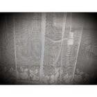 Cortina De Cozinha Em Renda Branca 150 X 90 Cm - 2 Pçs