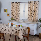 Cortina De Cozinha Estampada Café - 125x250cm