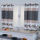 Cortina De Cozinha Estampada Coruja Poá - 125x200cm