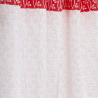 Cortina de Cozinha Poliéster Quitanda Vermelho 2,00x1,20m