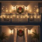 Cortina De Led 12 Estrelas 3 Metros Luz Warm Natalina -220v