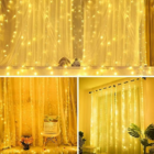 Cortina De Led Decoração Com Controle Natal