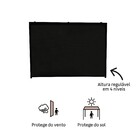 Cortina de Pergolado Clima 3m Cinza Escuro Naterial