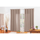 Cortina De Quarto\ Rústica 3m X 2,65m Uva Para Varão Simples