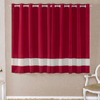 Cortina De Quarto Vermelho 2,00m X 1,70m Ideal Para Varão De