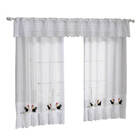 Cortina De Renda Bandô 30cm Cozinha 2mx1,50m Interlar Branca