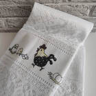 Cortina De Renda Bandô 30cm Cozinha 2mx1,50m Interlar Branca