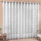Cortina De Renda Branca Para Sala / Quarto 2m X 2,50m De Varã