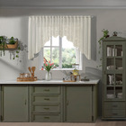 Cortina de Renda Cascata Tulipinhas 3m x 1m Marfim