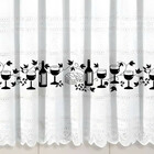 Cortina De Renda - Copa E Cozinha - Bartolini - Taças Pretas