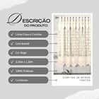 Cortina De Renda - Copa E Cozinha - Frutas - Bege - 2 20m X 1