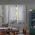 Cortina de Renda Cozinha Cerejeira 2,80m x 1,60m Branca