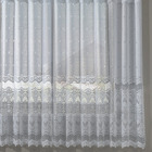 Cortina de Renda para Cozinha Arabesco Lisa 2,20m x 1,20m x 3