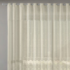 Cortina de Renda para Cozinha Arabesco Lisa 2,20m x 1,20m x 3