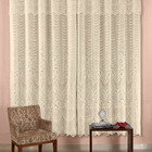 Cortina de Renda - Quarto e Sala - Brisa - Bege - 3,00m x 2,1