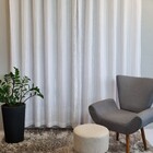 Cortina de Renda Sala e Quarto Olímpia 3,5m x 2,20m Branca