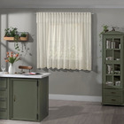 Cortina de Renda Tulipinhas 2,80m x 1,20m x 30cm Marfim