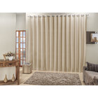 Cortina De Sala 3m X 2,50m Palha Para Varão Simples