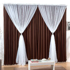Cortina De Sala Ou Quarto Tabaco Lisa 3m X 2,80m De Altura Id